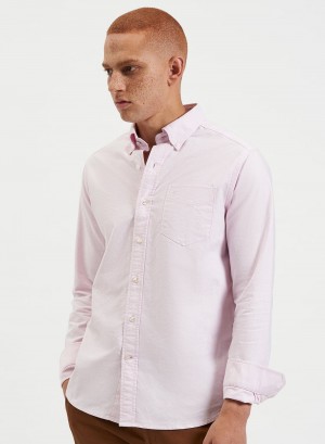 Camicie Ben Sherman Brighton Oxford Organic Rosa | 419375-KPB