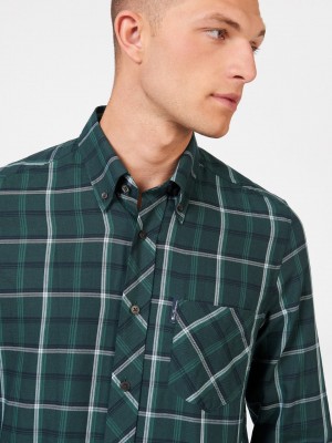 Camicie Ben Sherman Grid Check Verdi | 492360-GBO