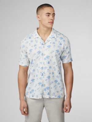 Camicie Ben Sherman Signature Resort Bianche | 825043-SPK