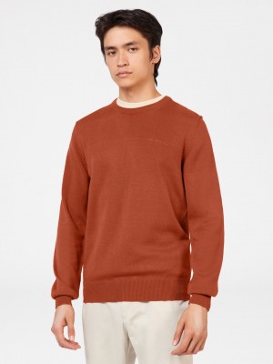 Maglieria Ben Sherman Signature Crewneck Arancioni | 357924-QFD