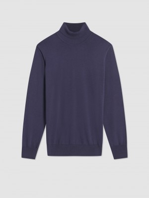 Maglieria Ben Sherman Signature Roll Neck Viola | 847963-NZH