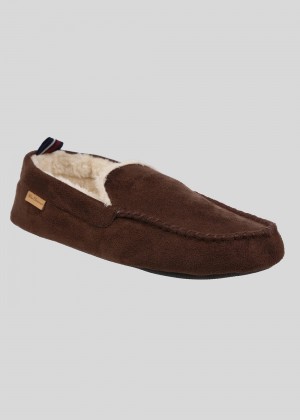 Slipper Ben Sherman Casa Cartegena Moccasin Marroni | 236854-ZQO