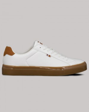 Sneakers Ben Sherman Crowley Bianche Marroni | 649807-CXS