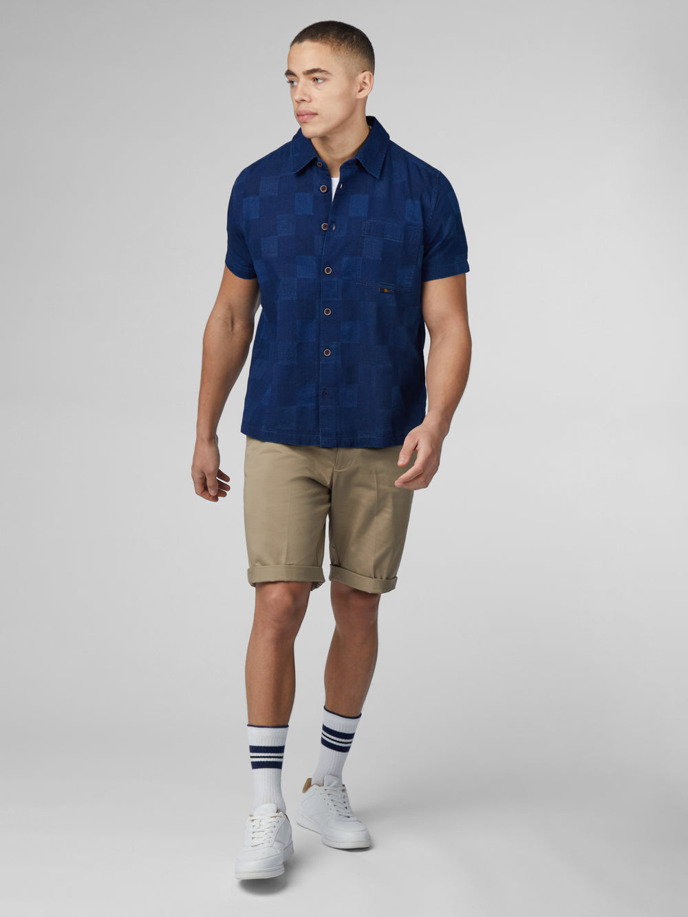 Camicie Ben Sherman B by Ben Sherman Indigo Check Blu Marino | 248970-VYH