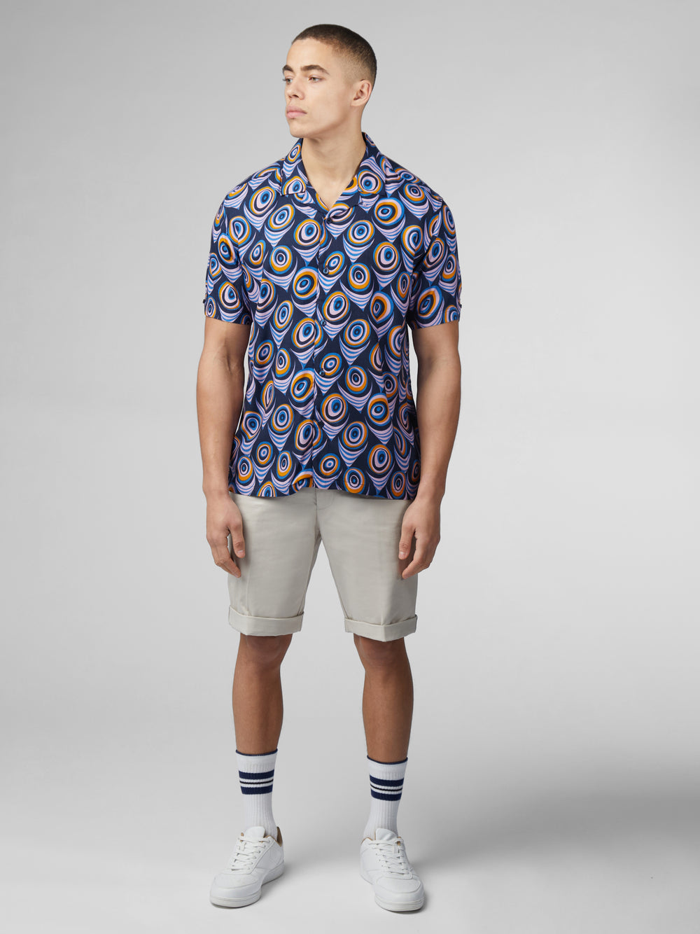 Camicie Ben Sherman B by Ben Sherman Psychedelic Print Viola | 690834-RHA