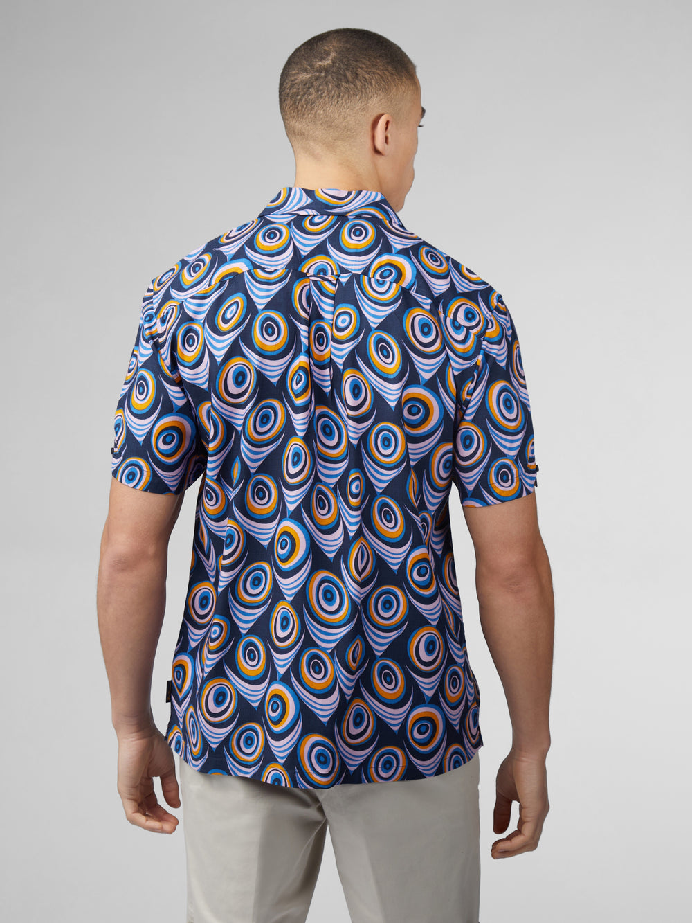 Camicie Ben Sherman B by Ben Sherman Psychedelic Print Viola | 690834-RHA