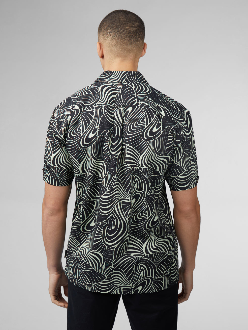 Camicie Ben Sherman B by Ben Sherman Psychedelic Swirl Print Menta | 801934-ANZ