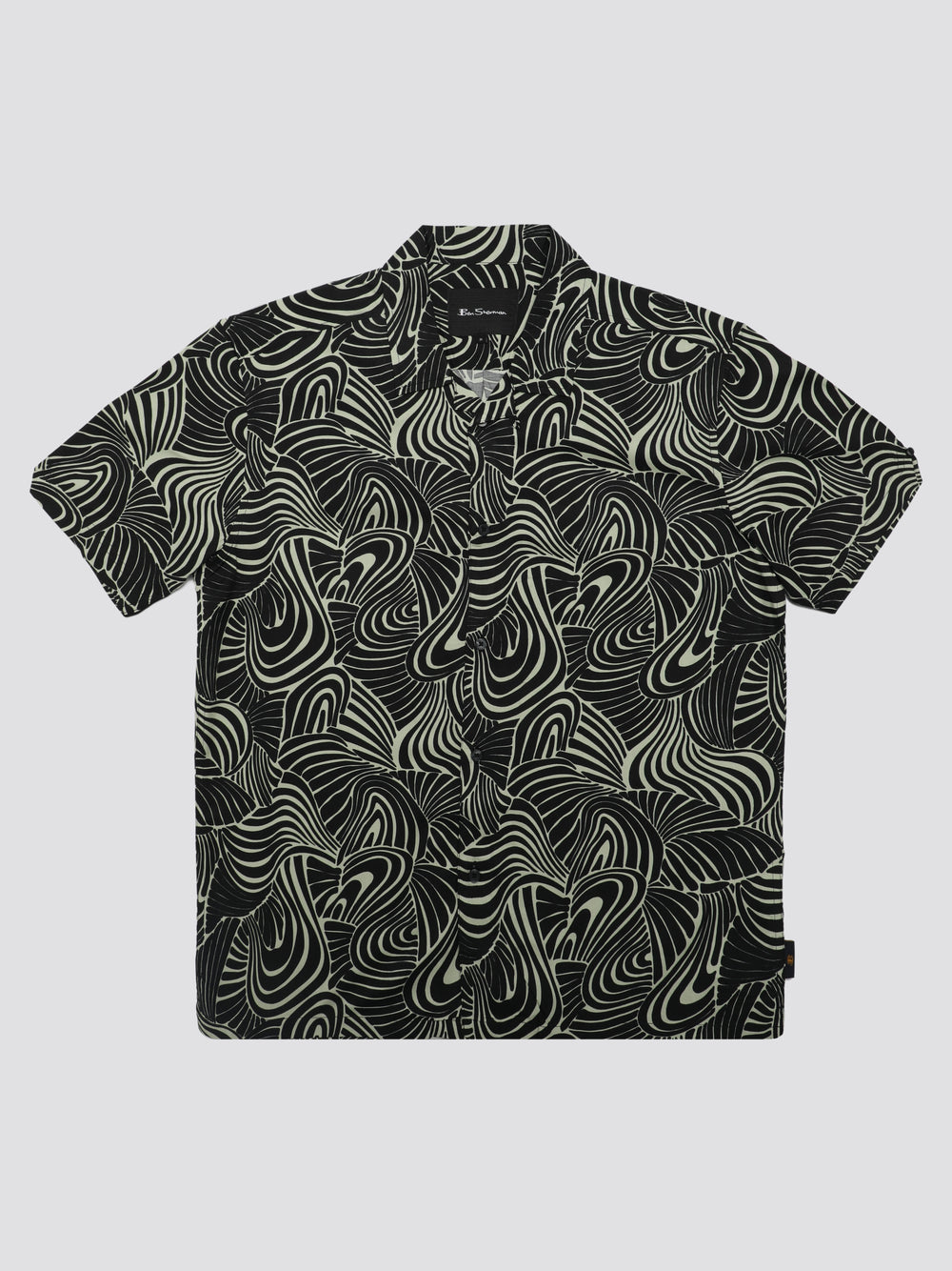 Camicie Ben Sherman B by Ben Sherman Psychedelic Swirl Print Menta | 801934-ANZ