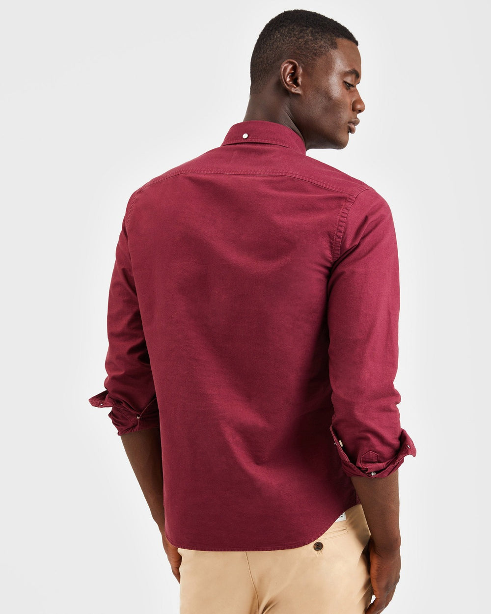 Camicie Ben Sherman Beatnik Oxford Garment Dye Bordeaux | 237801-ZSX