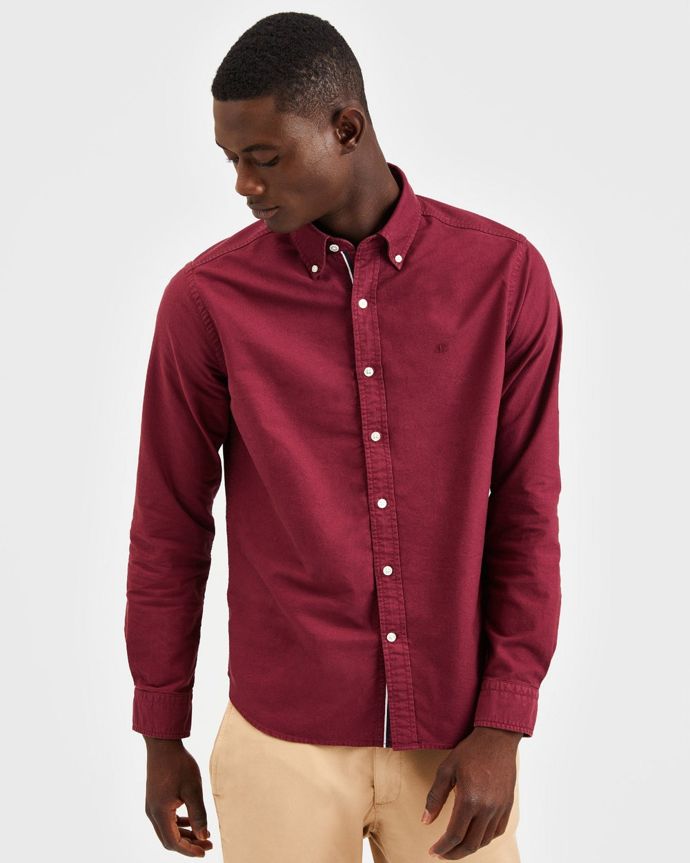 Camicie Ben Sherman Beatnik Oxford Garment Dye Bordeaux | 237801-ZSX