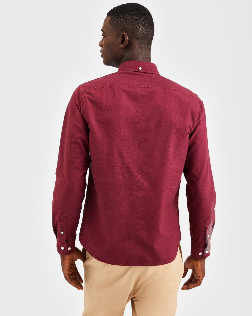 Camicie Ben Sherman Beatnik Oxford Garment Dye Bordeaux | 237801-ZSX