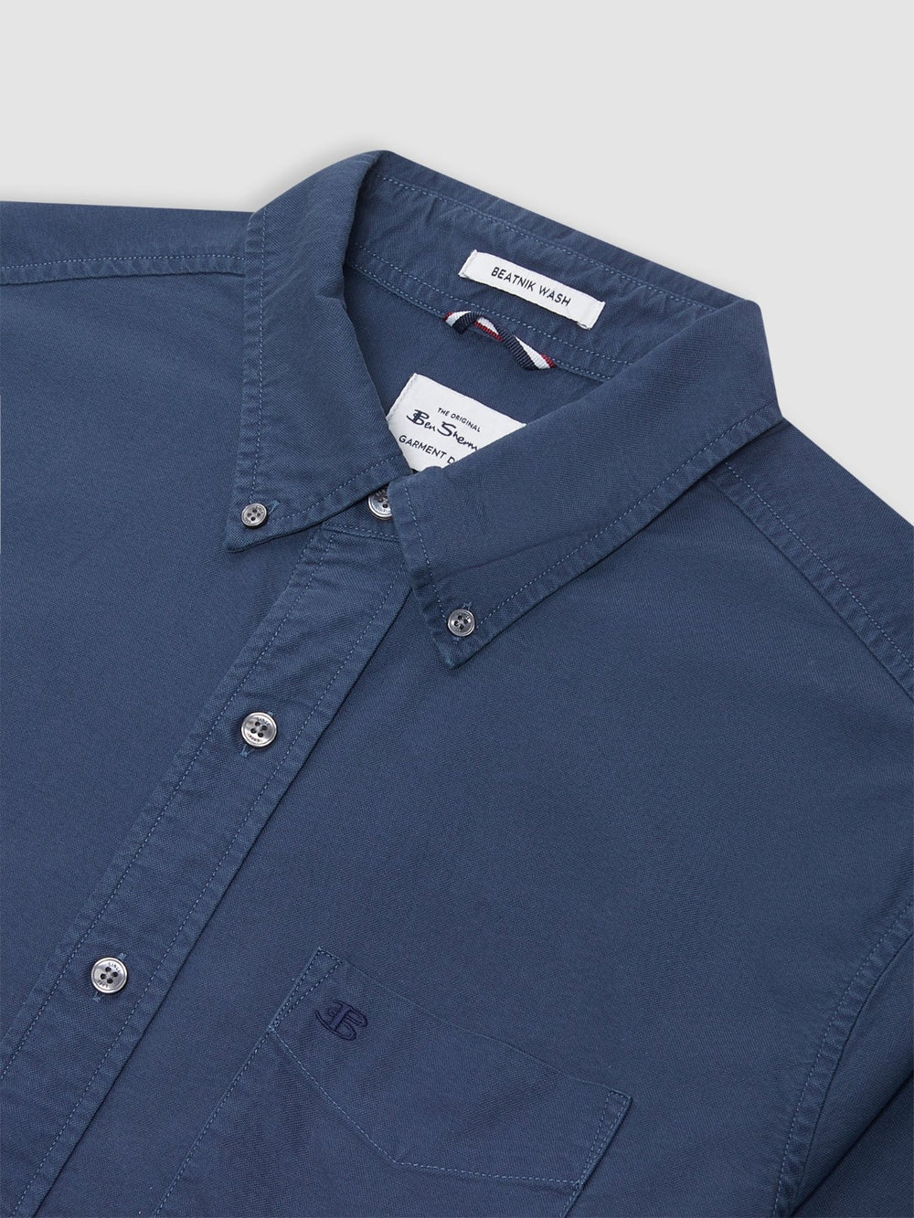 Camicie Ben Sherman Beatnik Oxford Garment Dye Indaco | 263548-DNG