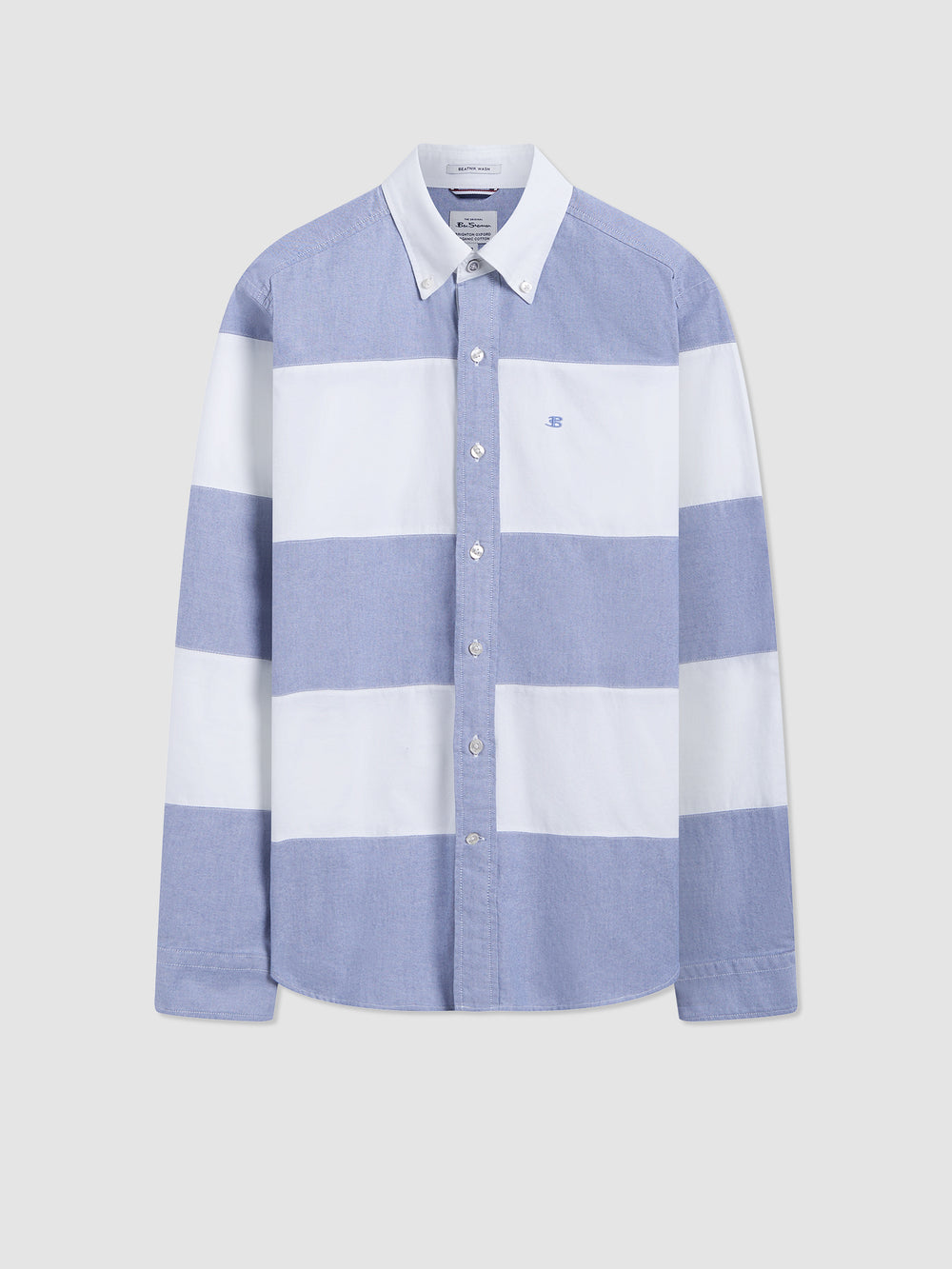 Camicie Ben Sherman Brighton Oxford Organic Garment Dye Rugby Blu Marino | 895063-FOX