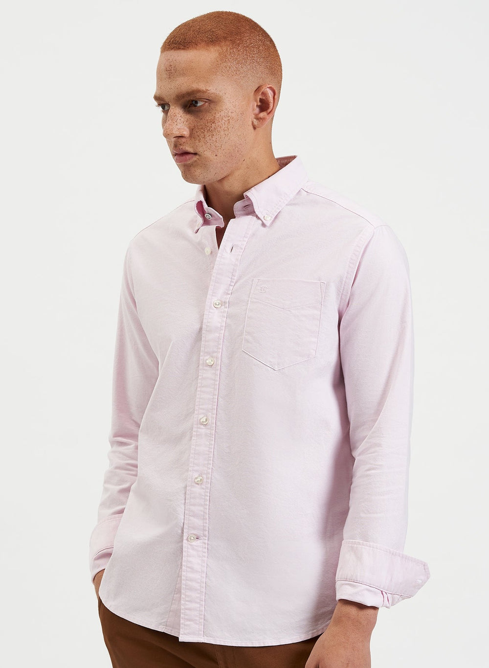 Camicie Ben Sherman Brighton Oxford Organic Rosa | 419375-KPB