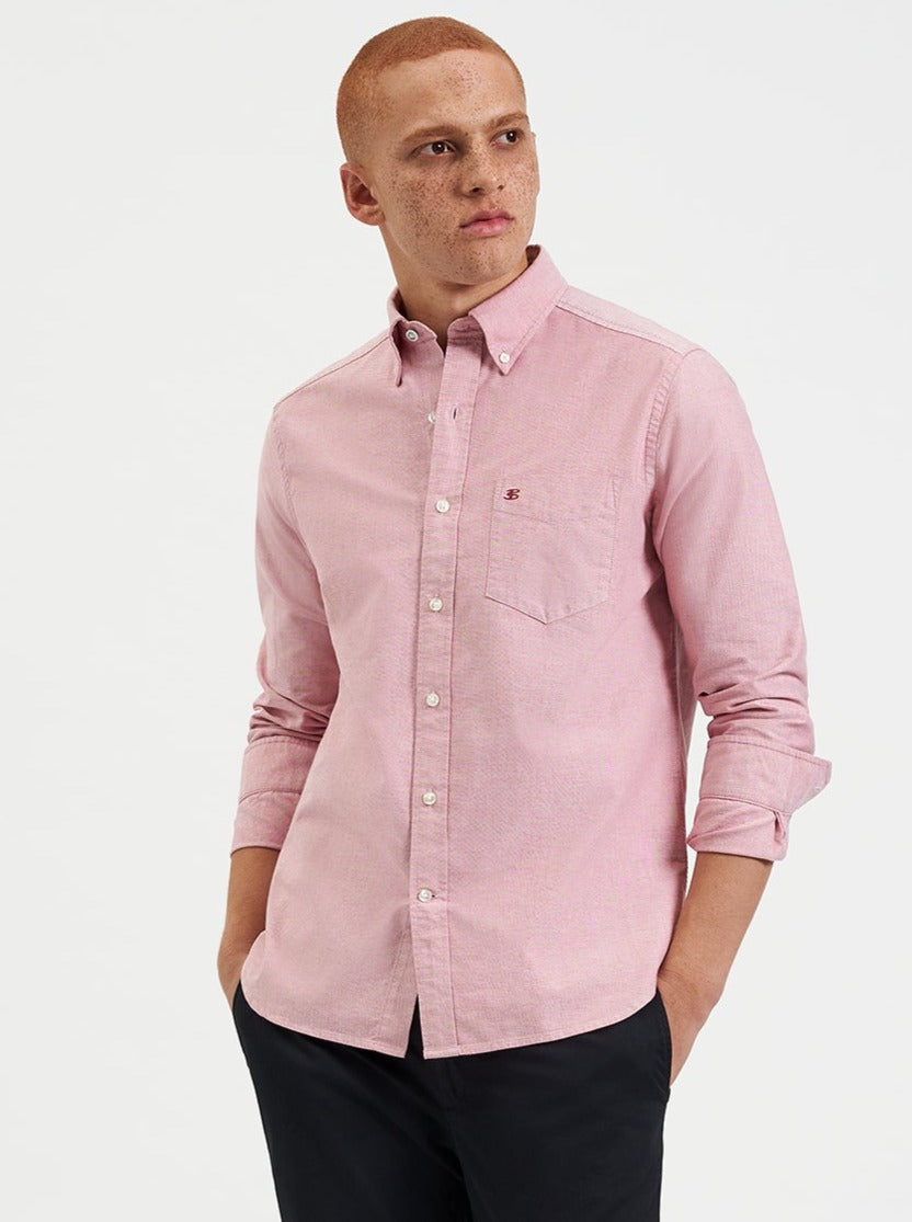 Camicie Ben Sherman Brighton Oxford Organic Rosse Chiaro | 835617-RMO