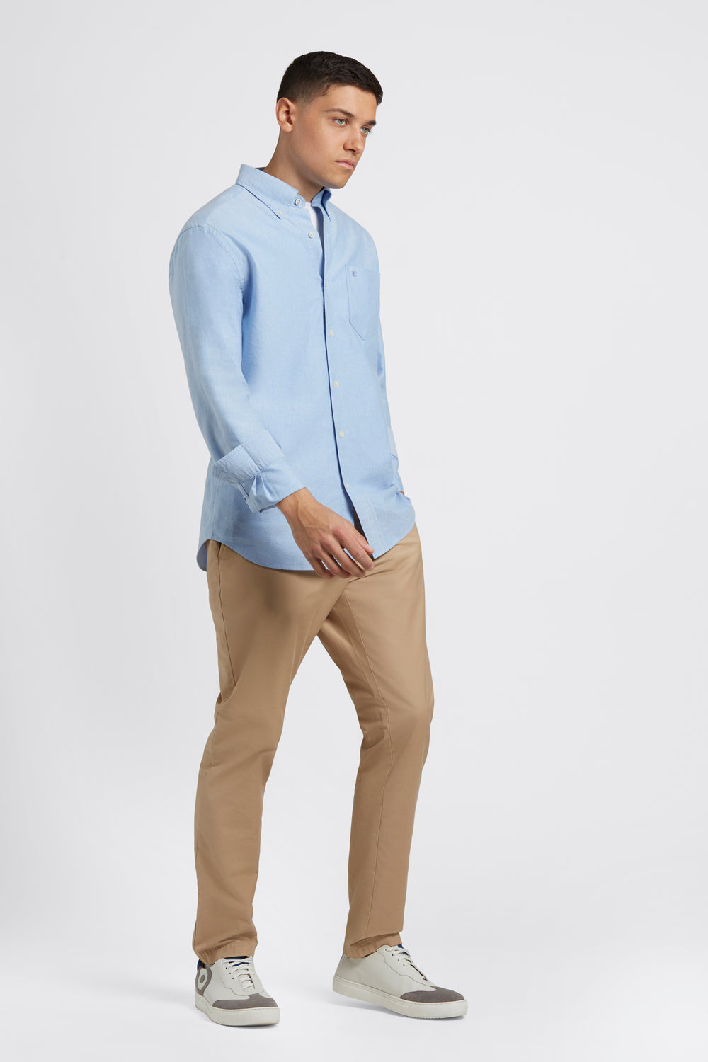 Camicie Ben Sherman Brighton Oxford Organic Blu | 420793-NSU