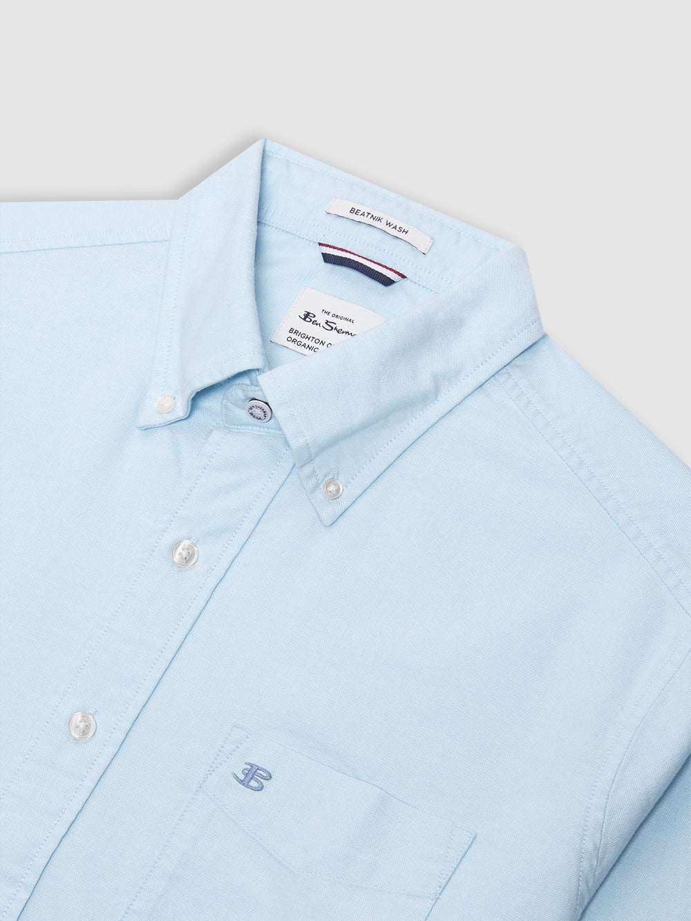 Camicie Ben Sherman Brighton Oxford Organic Blu | 840562-YGC