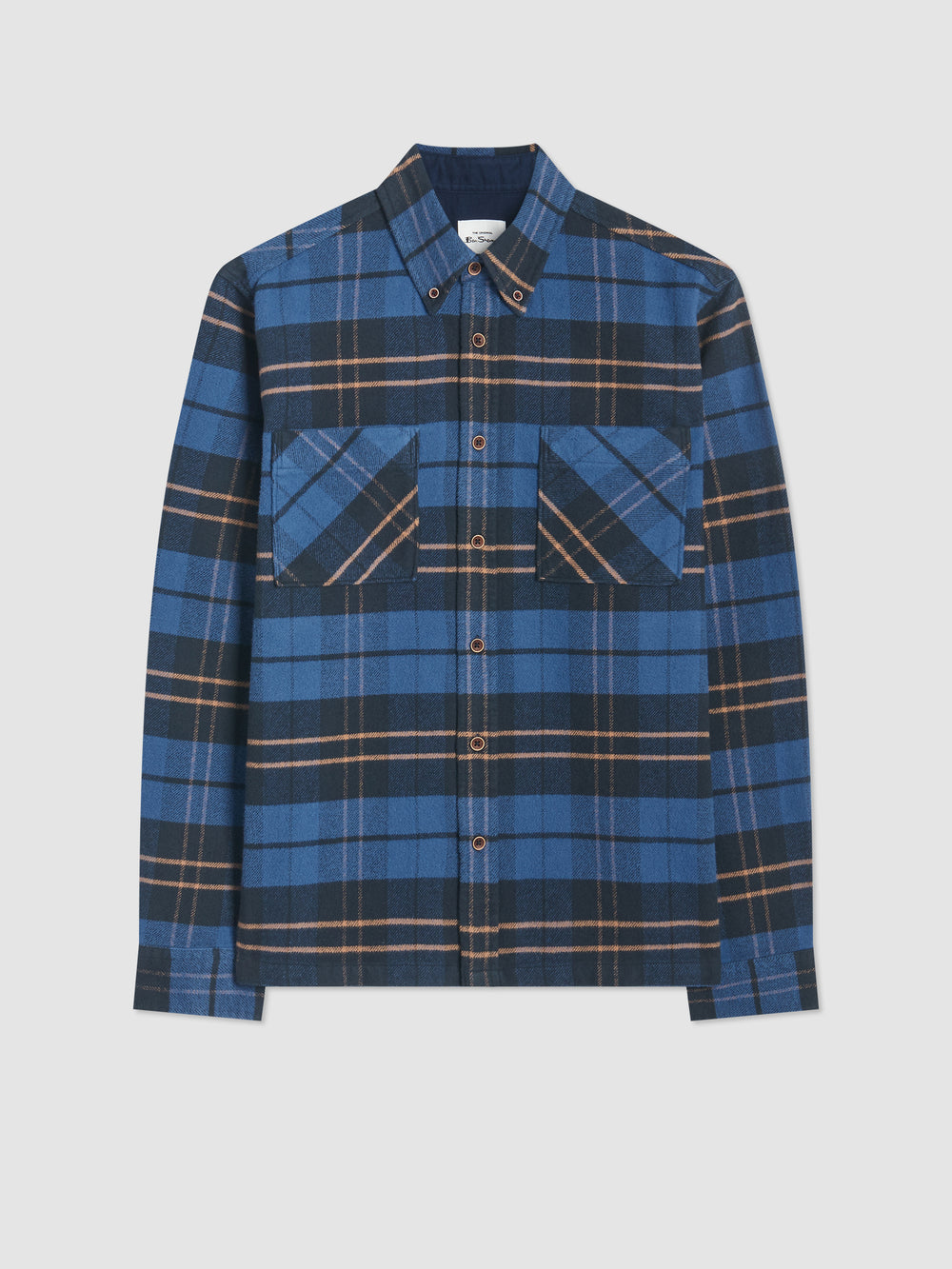 Camicie Ben Sherman Brushed Ivy Check Blu | 093741-FXL