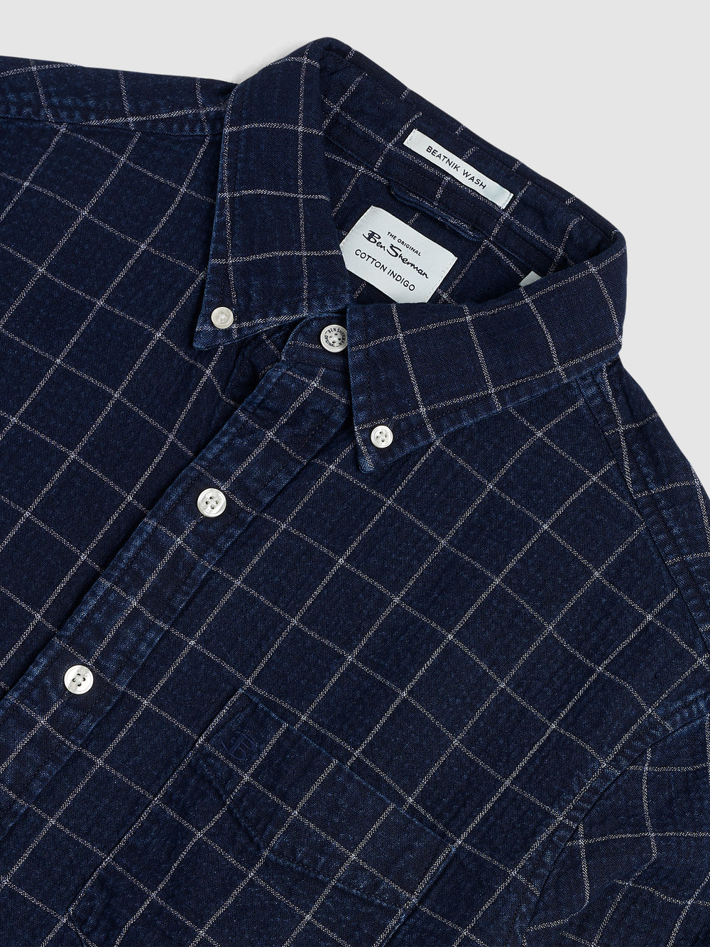 Camicie Ben Sherman Dalston Blues Beatnik Indaco | 740513-UFW