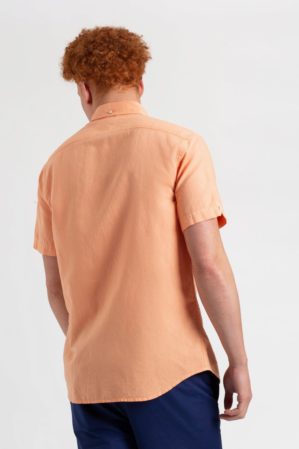 Camicie Ben Sherman Garment Dye Linen Arancioni | 510738-TBA