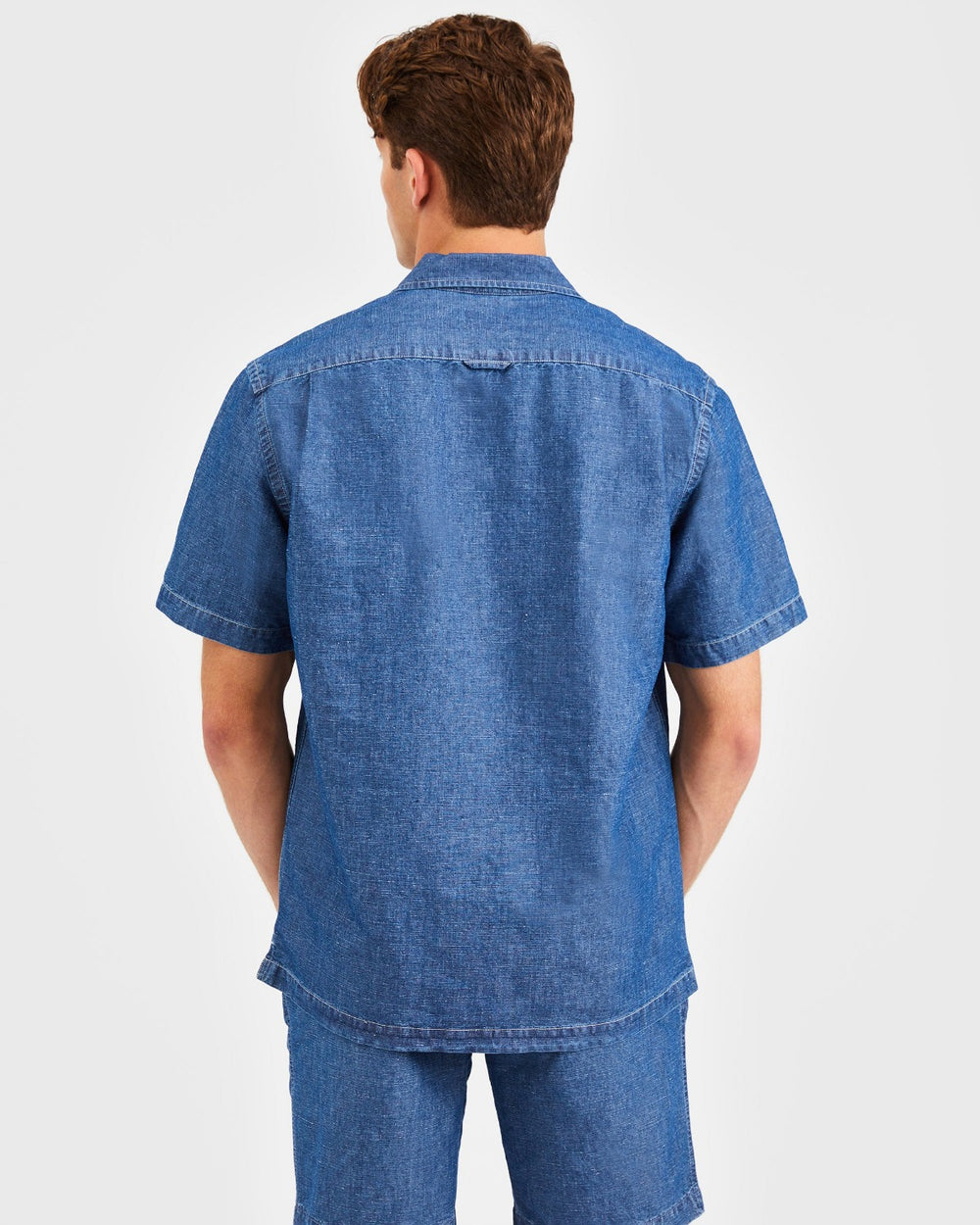 Camicie Ben Sherman Hastings Garment Dye Chambray Indaco | 623805-XKZ