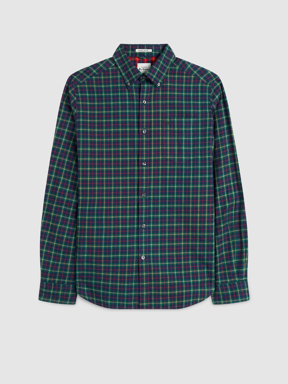 Camicie Ben Sherman House Tartan Twill Verdi | 064235-XCW