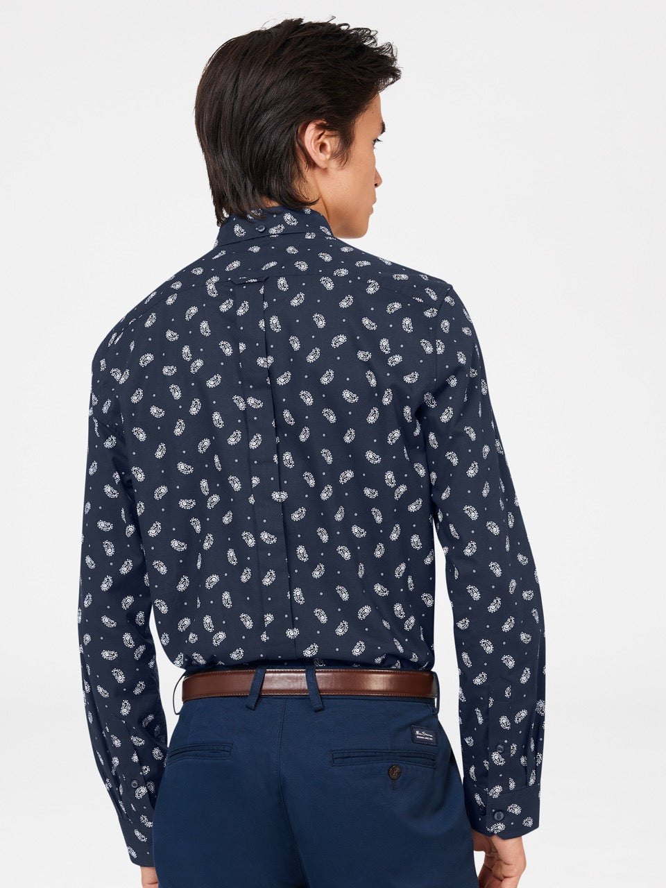 Camicie Ben Sherman Micro Paisley Blu Marino | 260435-ACS