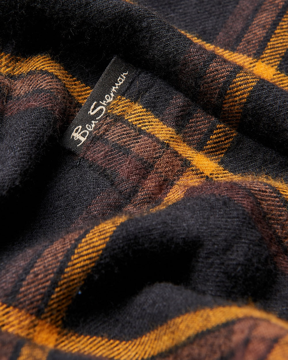 Camicie Ben Sherman Oversized Brushed Check Nere | 608317-BMI