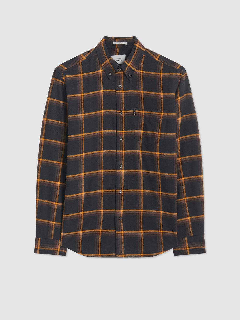 Camicie Ben Sherman Oversized Brushed Check Nere | 608317-BMI