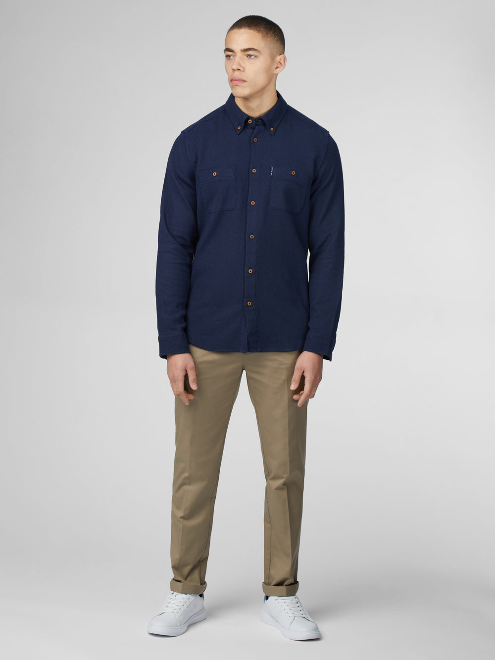 Camicie Ben Sherman Signature Boucle Blu Marino | 586193-HAZ