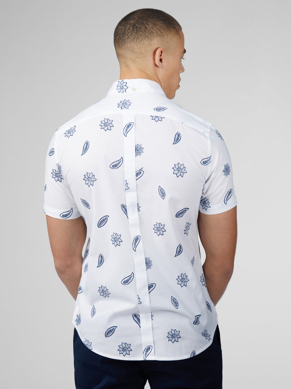 Camicie Ben Sherman Signature Floral Bianche | 421850-ZGS