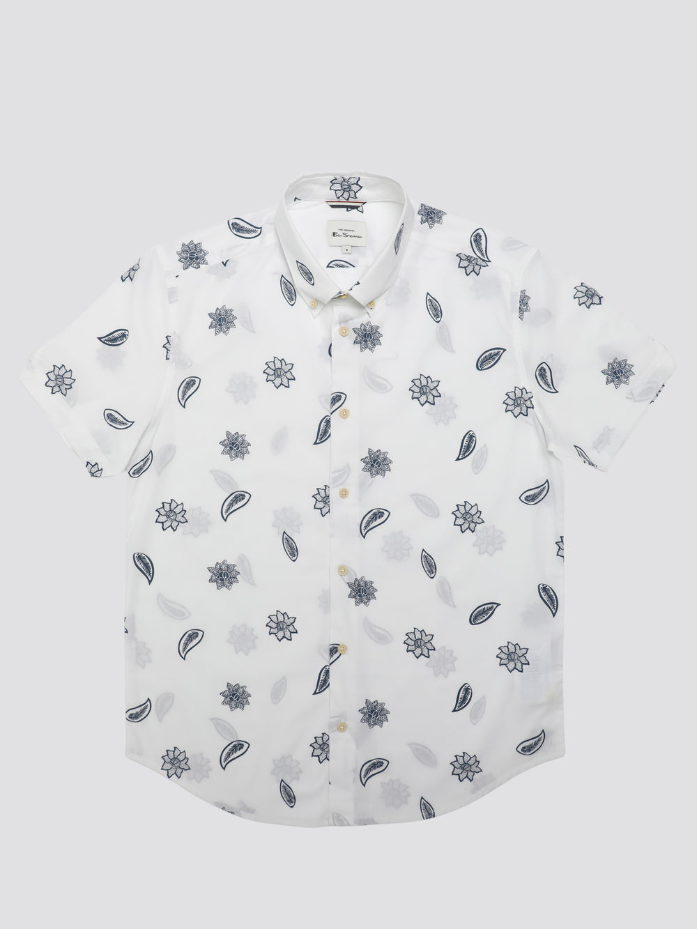 Camicie Ben Sherman Signature Floral Bianche | 421850-ZGS