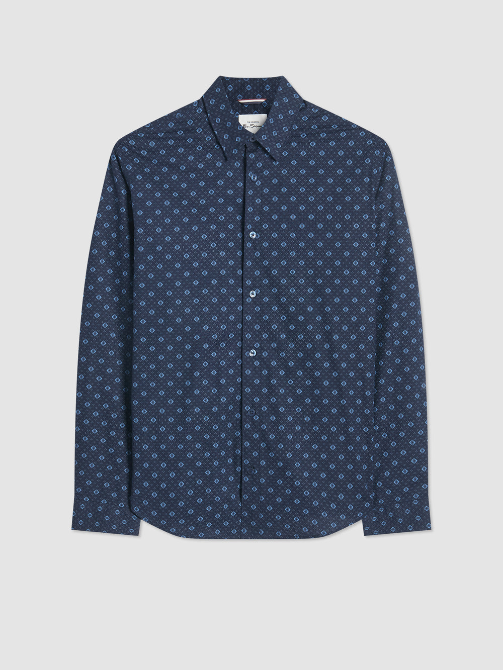 Camicie Ben Sherman Signature Geo Blu | 283614-FPV