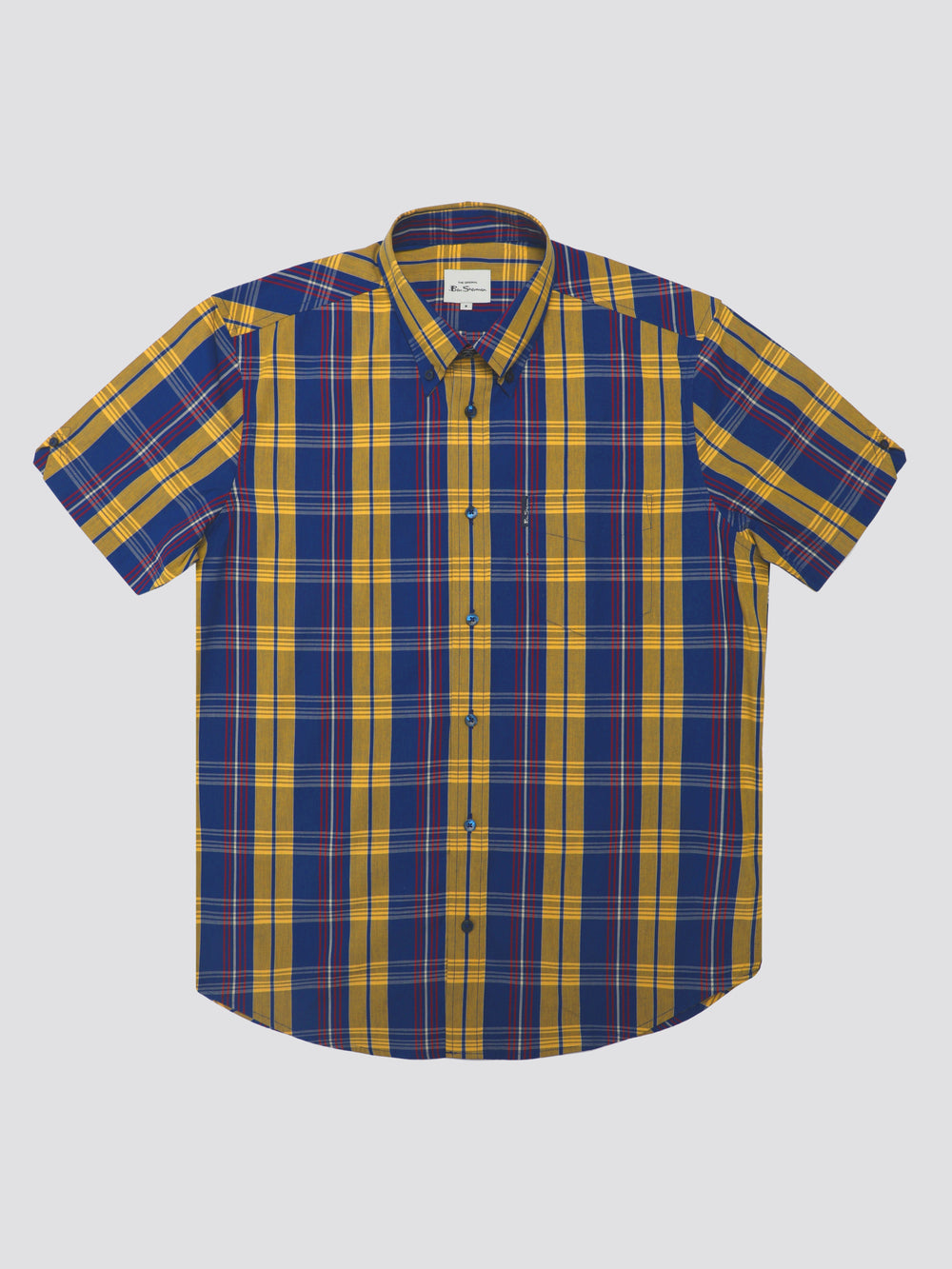 Camicie Ben Sherman Signature Irregular Check Blu | 681274-ZSA