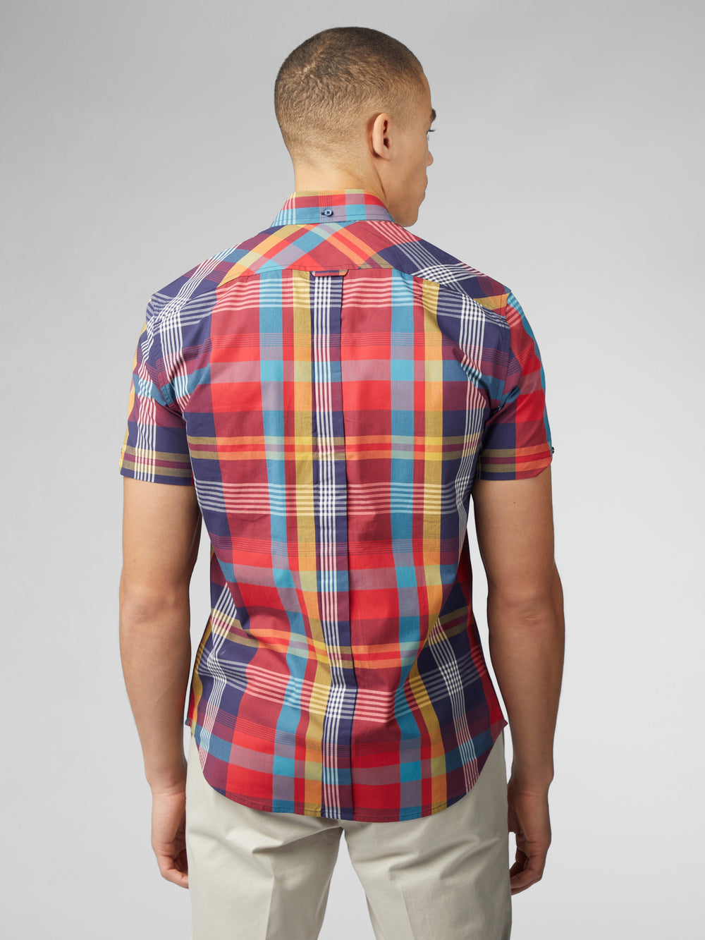 Camicie Ben Sherman Signature Large Madras Check Rosse | 148539-YSK