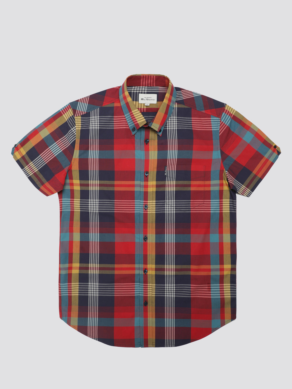 Camicie Ben Sherman Signature Large Madras Check Rosse | 148539-YSK