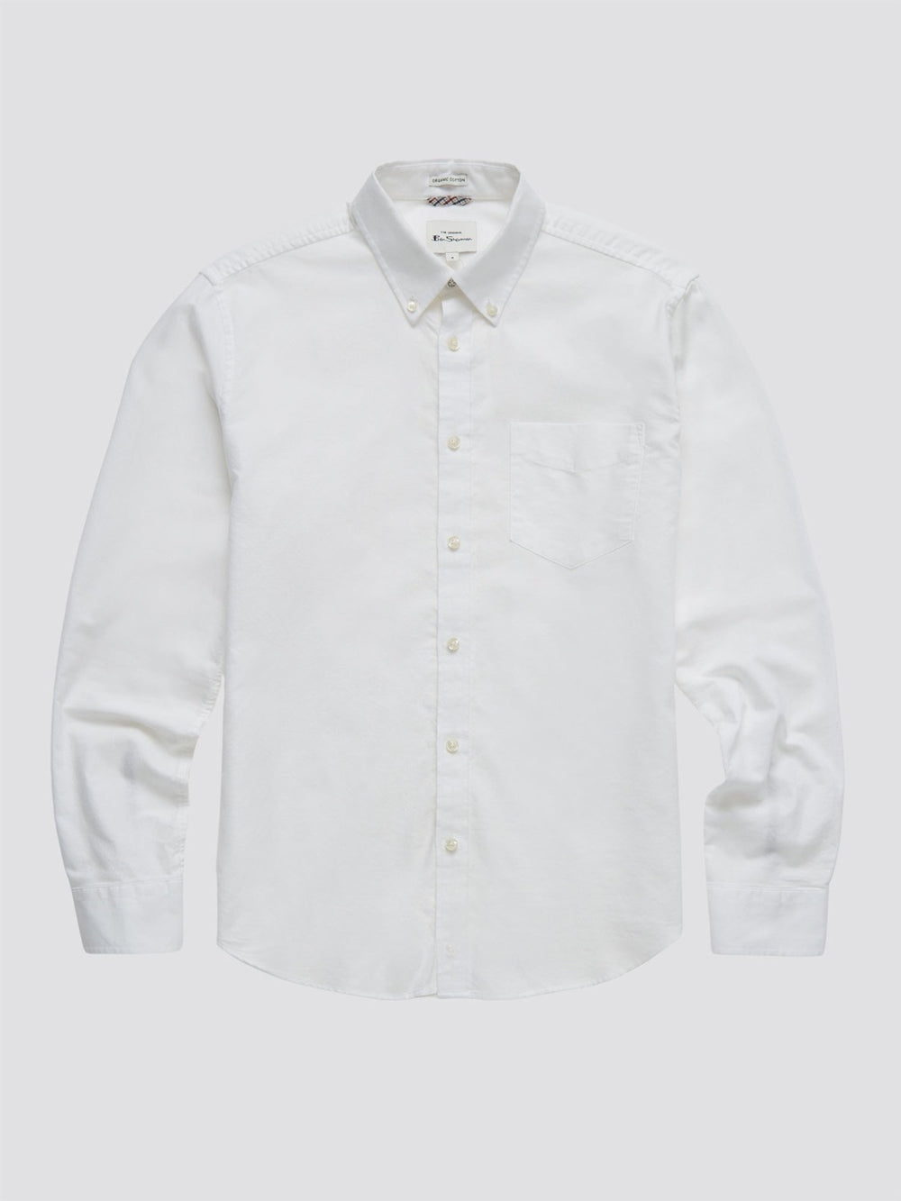 Camicie Ben Sherman Signature Organic Long-Sleeve Oxford Bianche | 106725-GDE