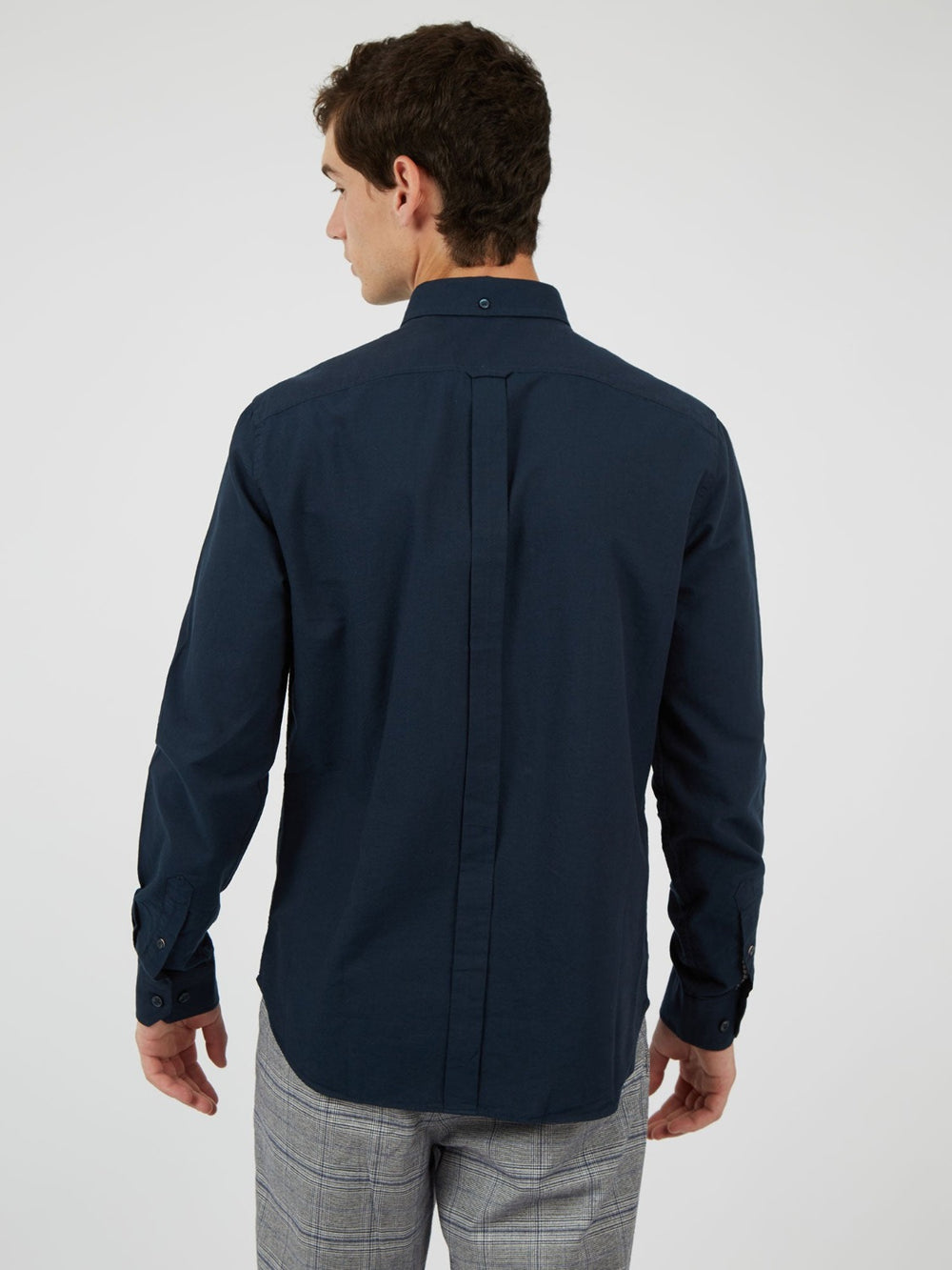 Camicie Ben Sherman Signature Organic Oxford Blu Marino | 527069-ZYC