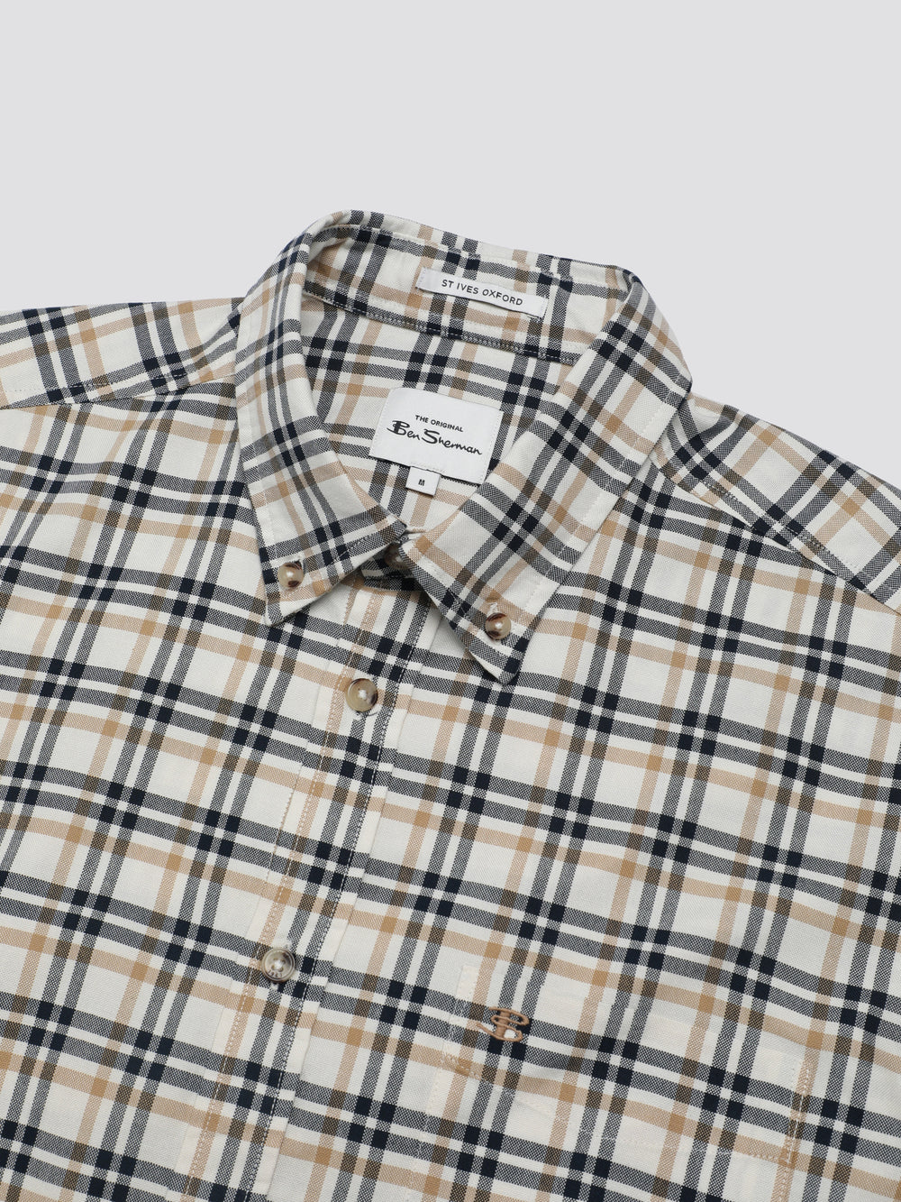 Camicie Ben Sherman Signature Oxford Check Bianche | 021463-TYX