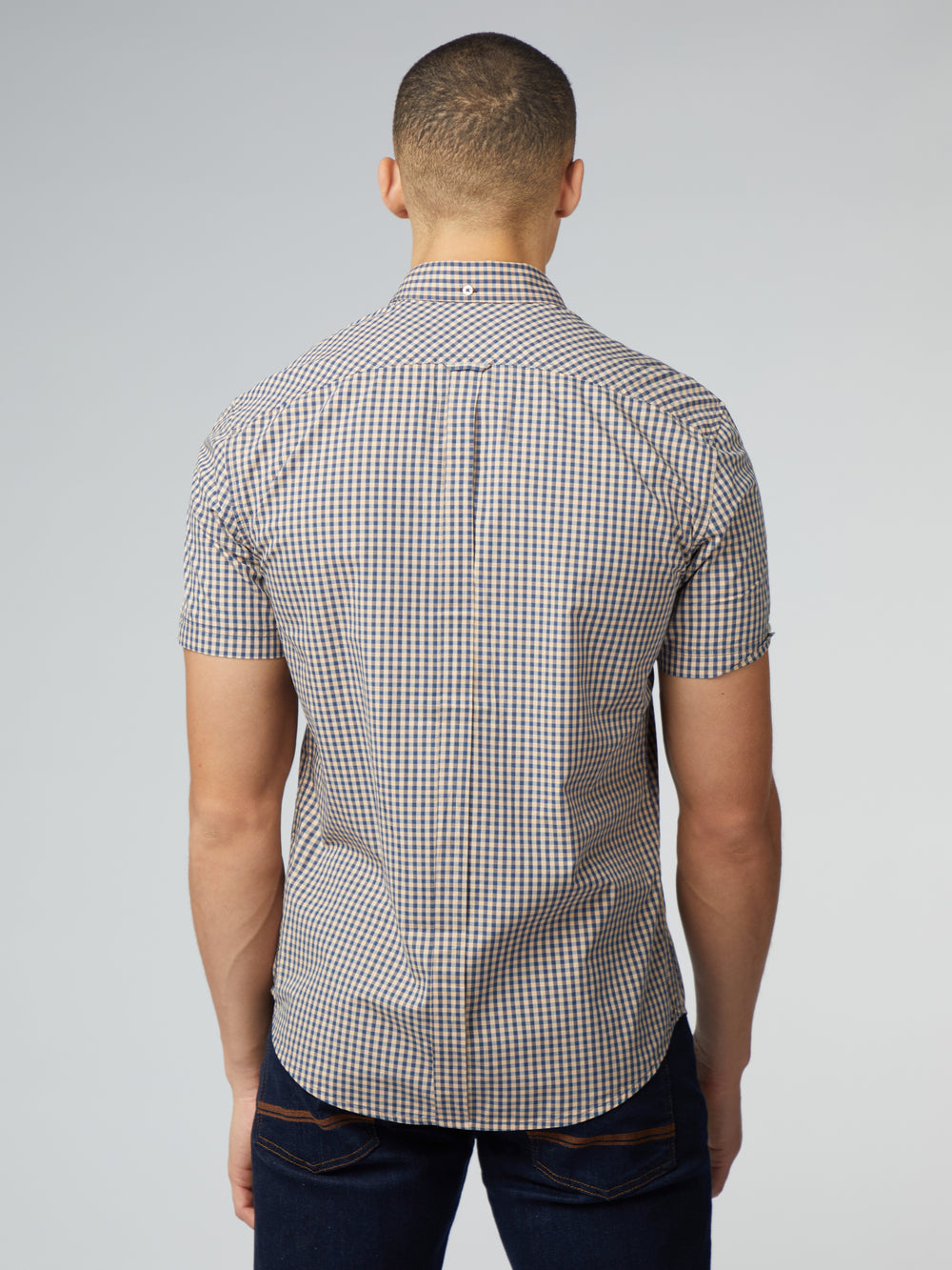 Camicie Ben Sherman Signature Short Sleeve Gingham Rame Arancioni | 890157-GFT