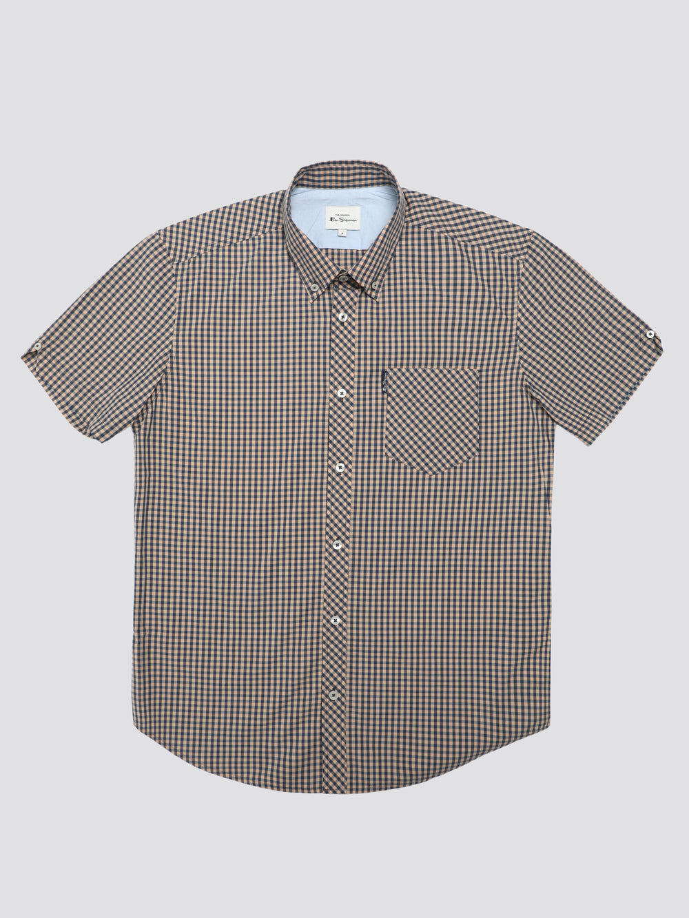 Camicie Ben Sherman Signature Short Sleeve Gingham Rame Arancioni | 890157-GFT