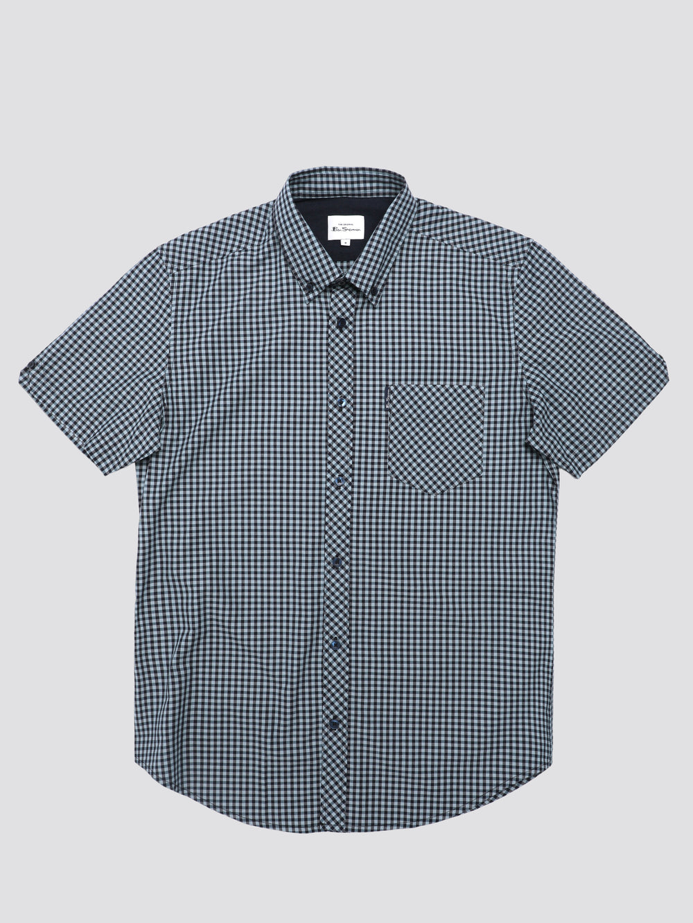 Camicie Ben Sherman Signature Short Sleeve Gingham Blu | 827649-PBN