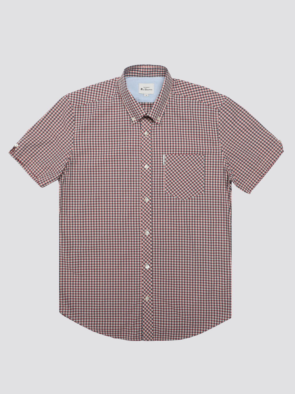 Camicie Ben Sherman Signature Short Sleeve Gingham Rosse Bianche | 684937-BCD