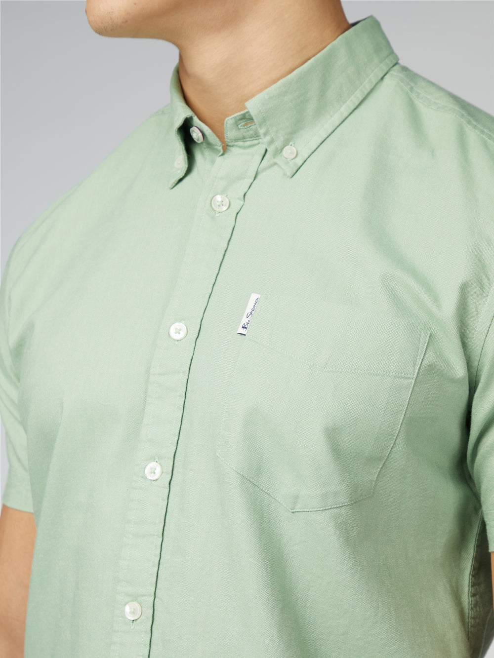 Camicie Ben Sherman Signature Short Sleeve Oxford Verdi | 520793-RST