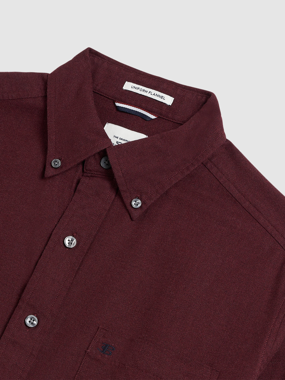 Camicie Ben Sherman Uniform Flannel Bordeaux Blu Marino Beige | 732619-JVK