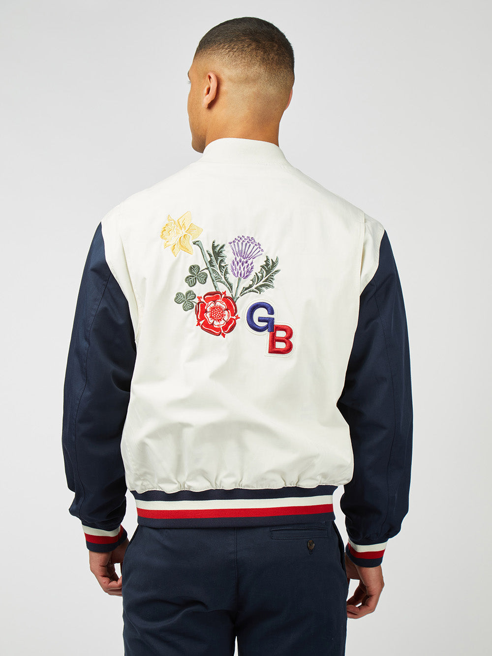 Giacche Ben Sherman Team GB Commercial Bomber Bianche | 520487-FVS