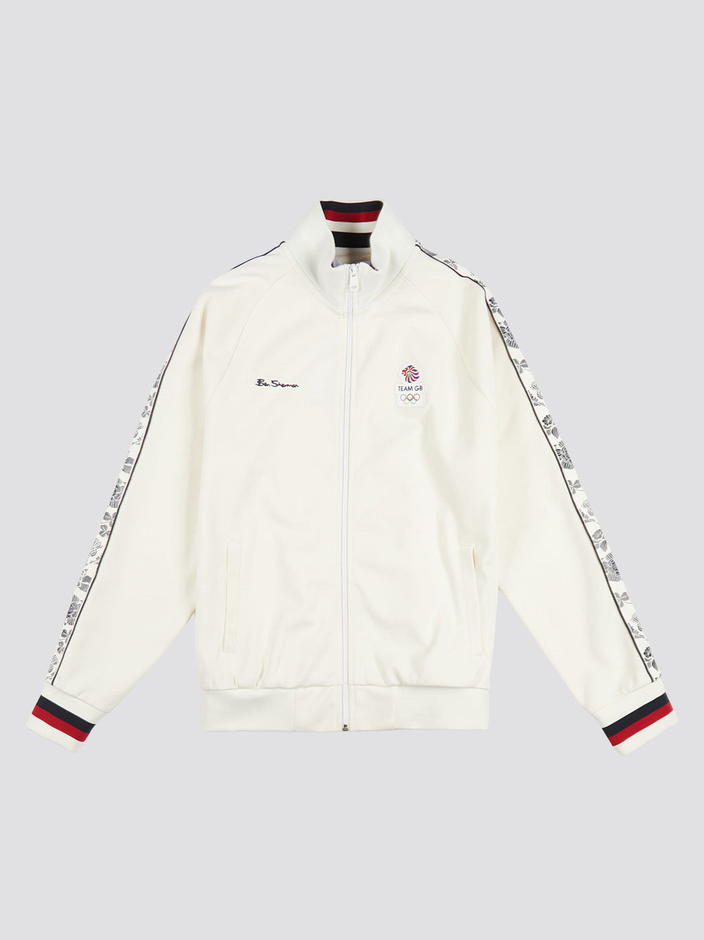 Giacche Ben Sherman Team GB Taped Track Top Bianche | 108962-KVP