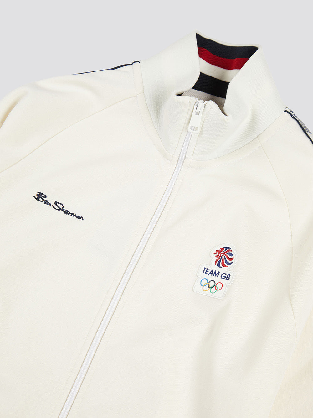 Giacche Ben Sherman Team GB Taped Track Top Bianche | 108962-KVP