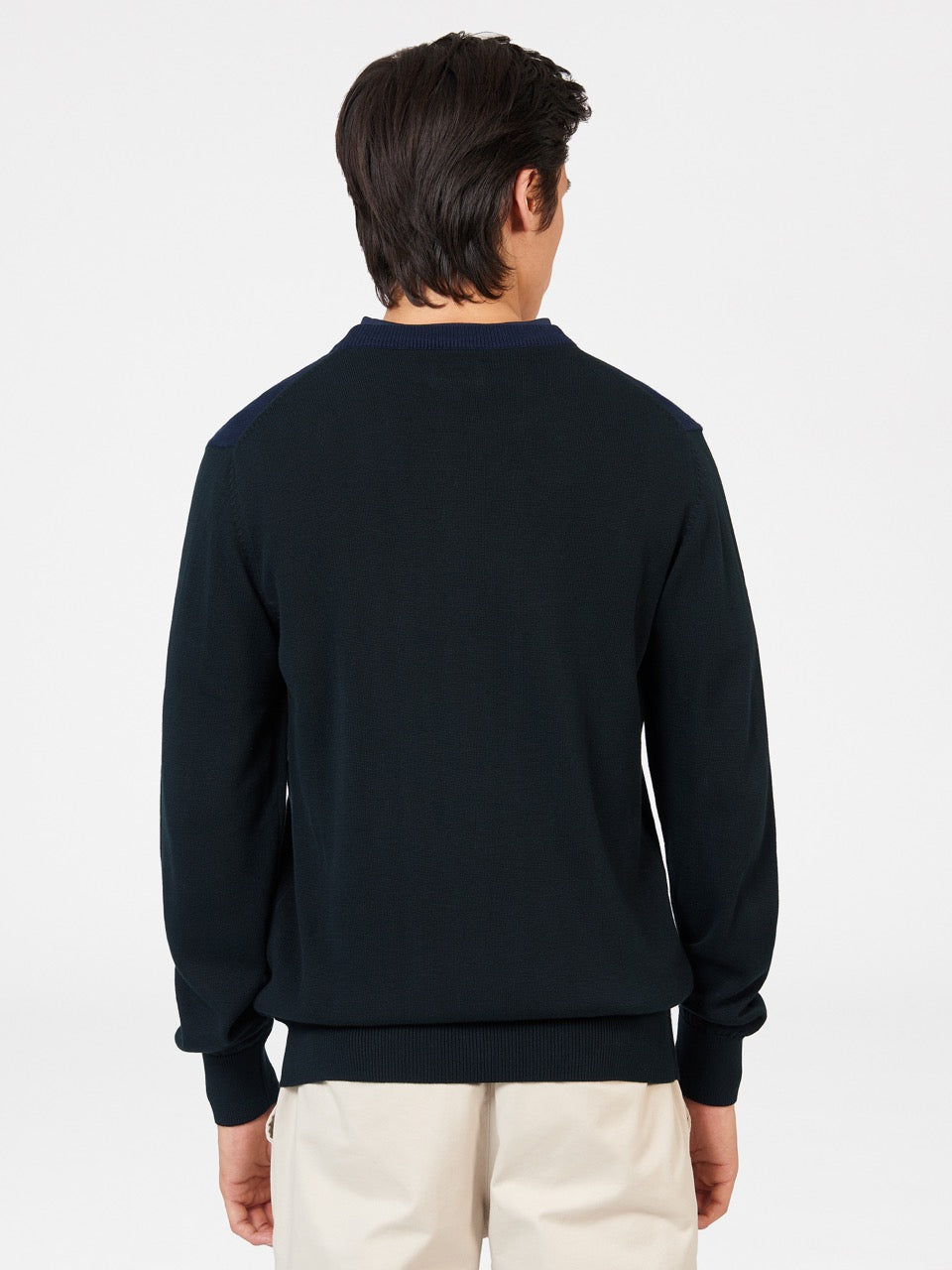 Maglieria Ben Sherman Chest Stripe Crewneck Nere | 914628-SGT