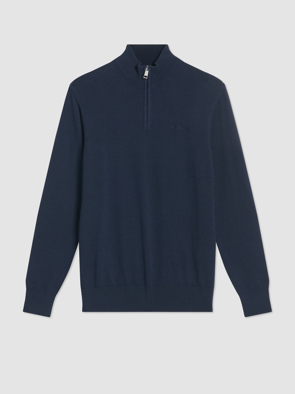 Maglieria Ben Sherman Merino Half-Zip Blu Marino | 851240-LKC